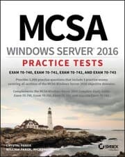 Cover von MCSA Windows Server 2016 Practice Tests
