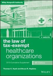 Cover von The Law of Tax-Exempt Healthcare Organizations,+ website