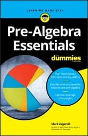 Cover von Pre-Algebra Essentials For Dummies