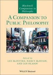 Cover von A Companion to Public Philosophy