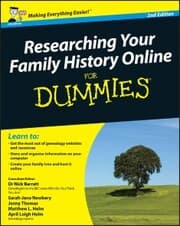 Cover von Researching Your Family History Online For Dummies