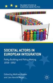 Cover von Societal Actors in European Integration