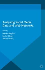 Cover von Analyzing Social Media Data and Web Networks