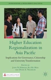 Cover von Higher Education Regionalization in Asia Pacific