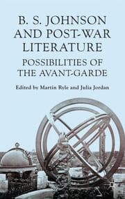 Cover von B S Johnson and Post-War Literature