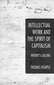 Cover von Intellectual Work and the Spirit of Capitalism