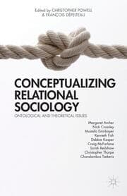 Cover von Conceptualizing Relational Sociology
