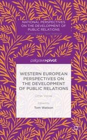 Cover von Western European Perspectives on the Development of Public Relations