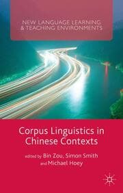 Cover von Corpus Linguistics in Chinese Contexts