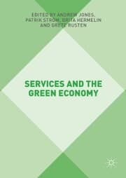 Cover von Services and the Green Economy