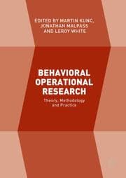 Cover von Behavioral Operational Research