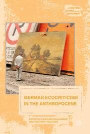 Cover von German Ecocriticism in the Anthropocene