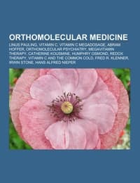 Cover von Orthomolecular medicine