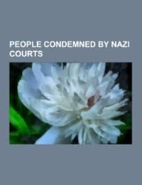 Cover von People condemned by Nazi courts