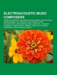Cover von Electroacoustic music composers