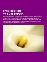 Cover von English Bible translations
