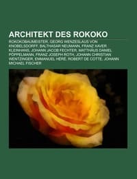 Cover von Architekt des Rokoko