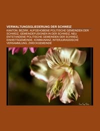 Cover von Verwaltungsgliederung der Schweiz