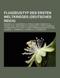 Cover von Flugzeugtyp des Ersten Weltkrieges (Deutsches Reich)
