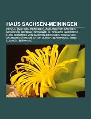 Cover von Haus Sachsen-Meiningen