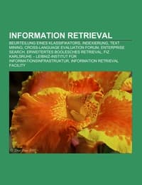 Cover von Information Retrieval