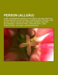 Cover von Person (Allgäu)