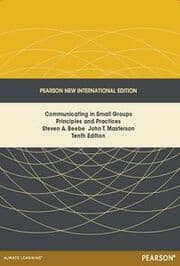 Cover von Communicating in Small Groups: Principles and Practices