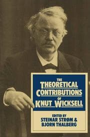 Cover von The Theoretical Contributions of Knut Wicksell