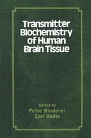 Cover von Transmitter Biochemistry of Human Brain Tissue