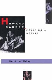 Cover von Howard Barker: Politics and Desire