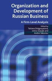Cover von Organization and Development of Russian Business