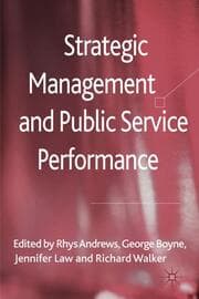 Cover von Strategic Management and Public Service Performance