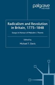 Cover von Radicalism and Revolution in Britain 1775-1848
