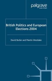 Cover von British Politics and European Elections 2004