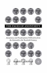 Cover von Faces of Anonymity