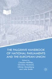 Cover von The Palgrave Handbook of National Parliaments and the European Union