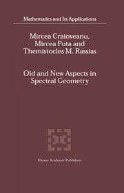 Cover von Old and New Aspects in Spectral Geometry