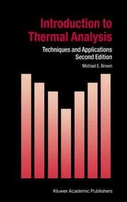 Cover von Introduction to Thermal Analysis