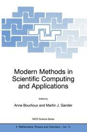 Cover von Modern Methods in Scientific Computing and Applications