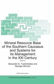 Cover von Mineral Resource Base of the Southern Caucasus and Systems for its Management in the XXIst Century
