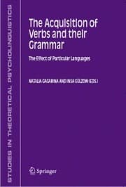 Cover von The Acquisition of Verbs and their Grammar:
