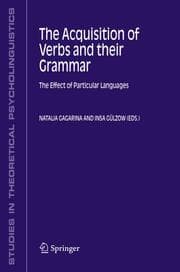 Cover von The Acquisition of Verbs and their Grammar