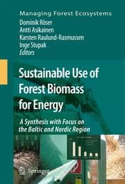 Cover von Sustainable Use of Forest Biomass for Energy