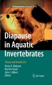 Cover von Diapause in Aquatic Invertebrates