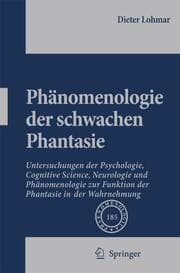 Cover von Phänomenologie der schwachen Phantasie