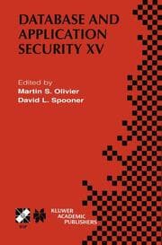 Cover von Database and Application Security XV