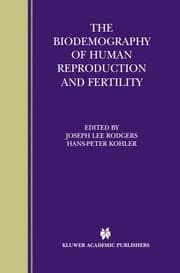 Cover von The Biodemography of Human Reproduction and Fertility