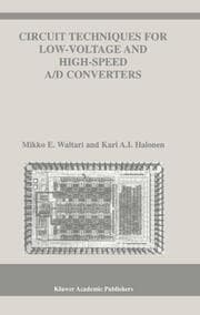 Cover von Circuit Techniques for Low-Voltage and High-Speed A/D Converters