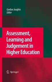 Cover von Assessment, Learning and Judgement in Higher Education