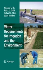 Cover von Water Requirements for Irrigation and the Environment